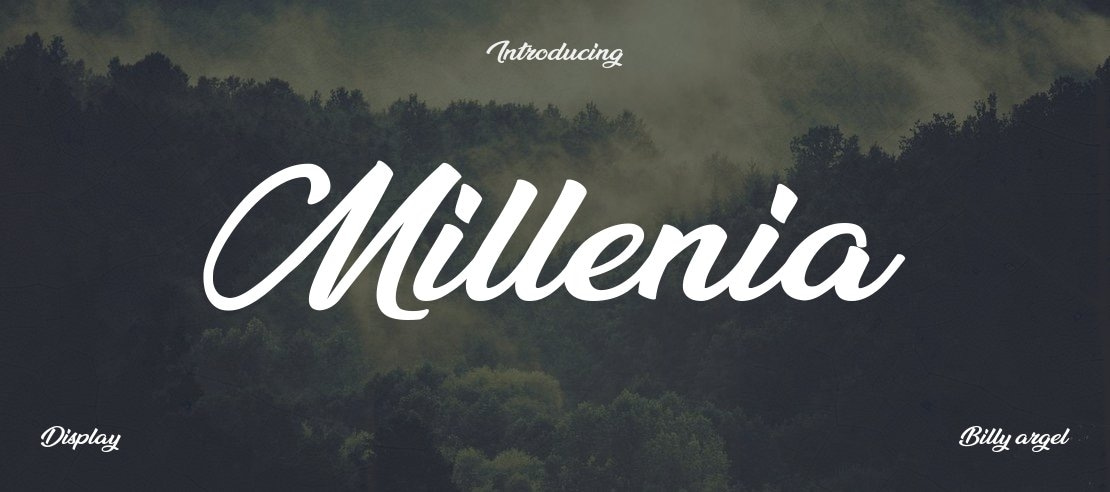 Millenia Font