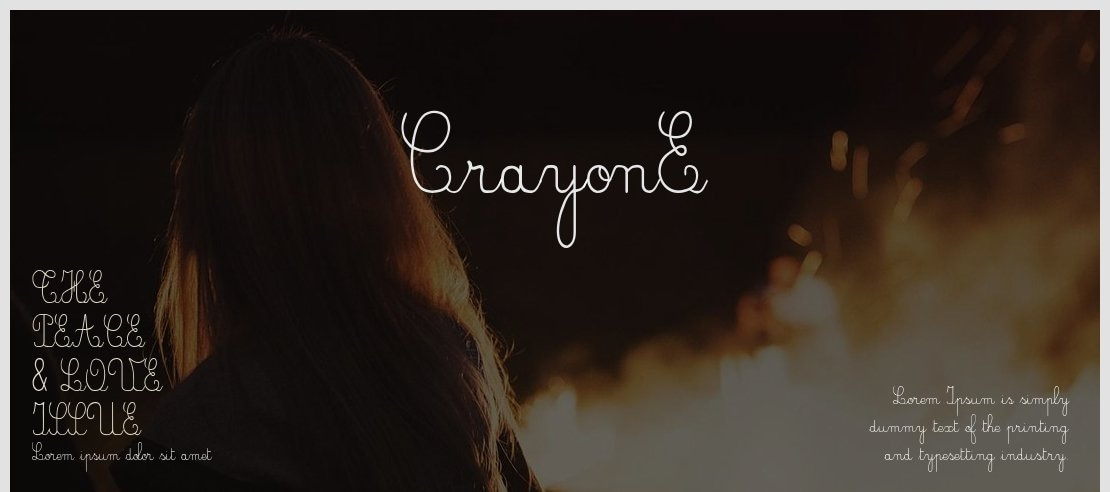 CrayonE Font Family