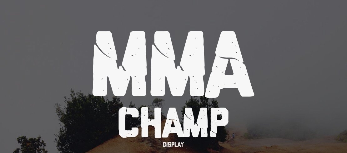 MMA champ Font