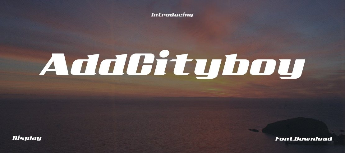AddCityboy Font