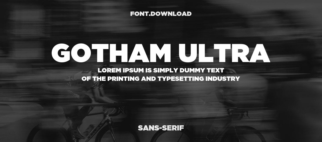 Gotham Ultra Font Download 