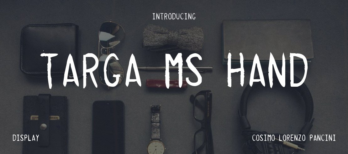 Targa MS Hand Font Family