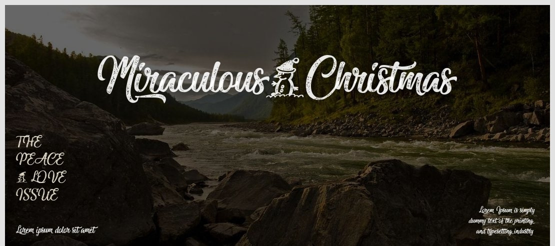 Miraculous&Christmas Font