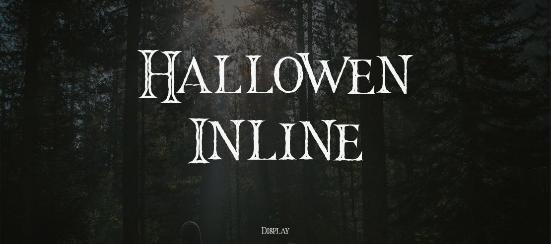 Hallowen Inline Font Family