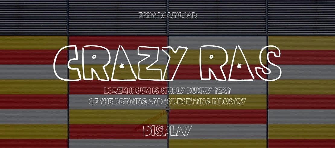 Crazy Ras Font