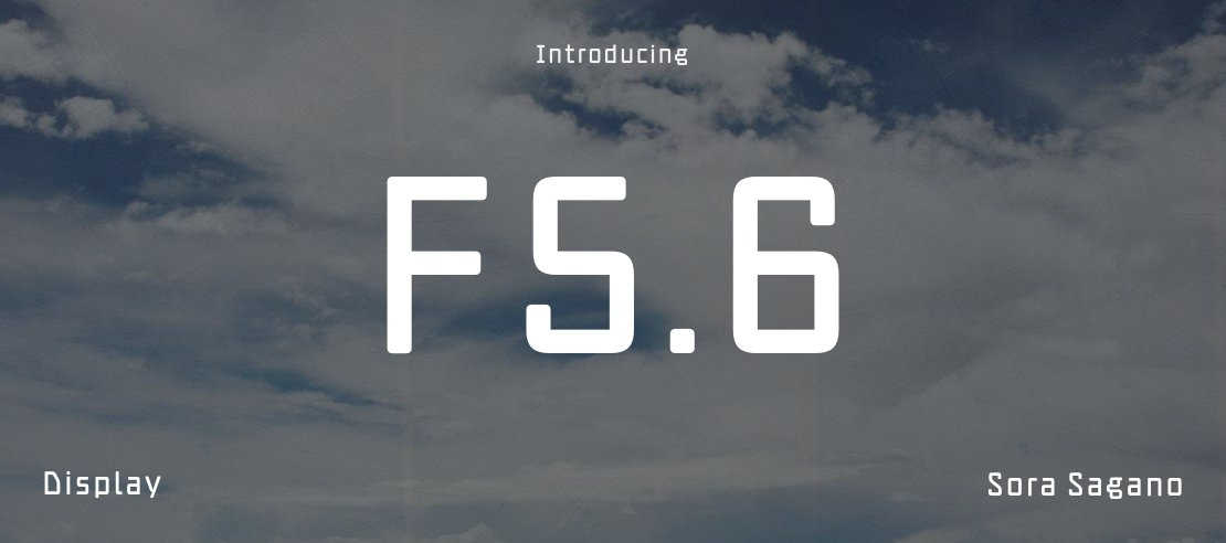 F5.6 Font