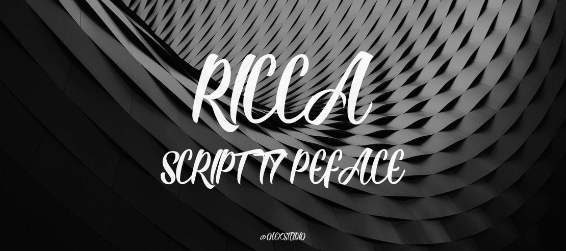 Ricca Script Font