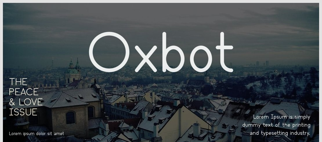 Oxbot Font
