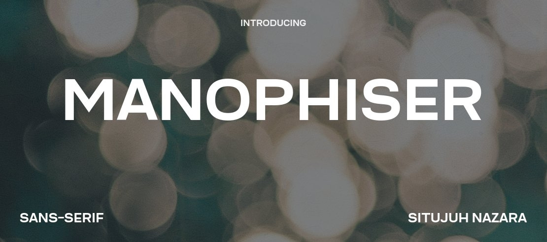 Manophiser Font