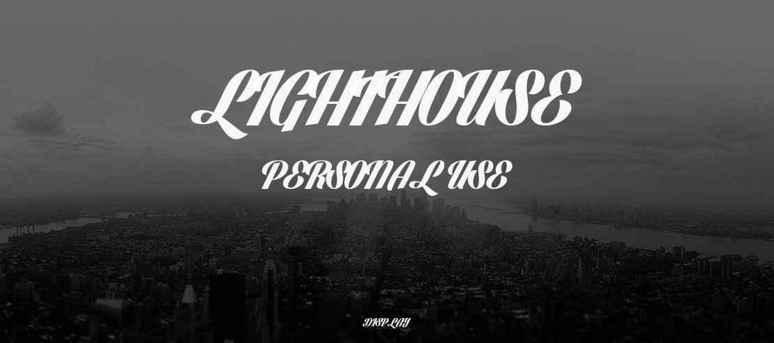 Lighthouse Personal Use Font