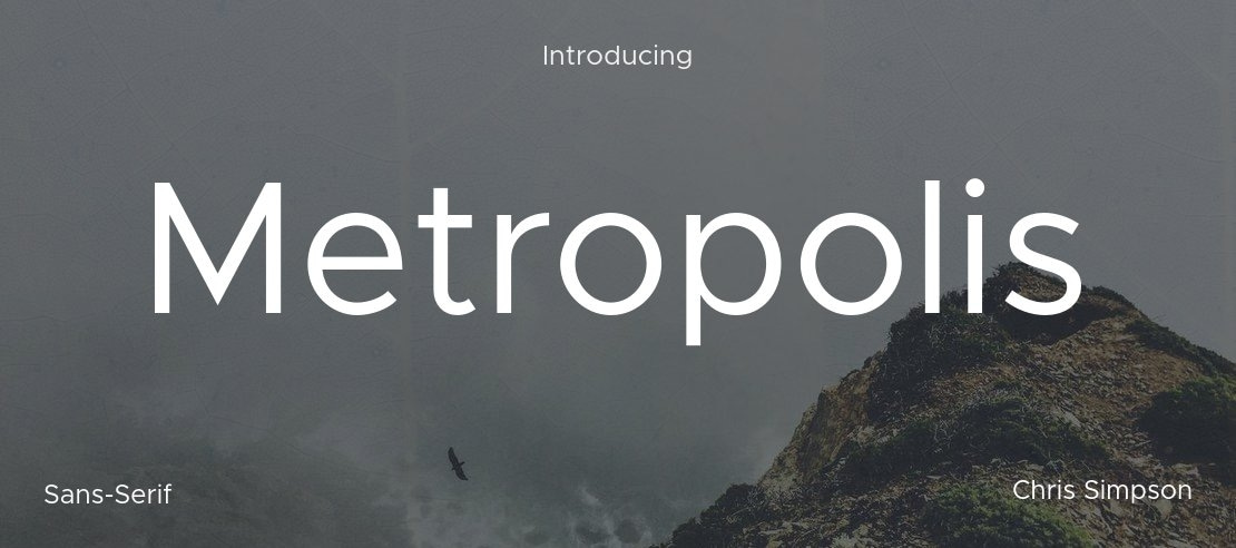 Metropolis Font Family