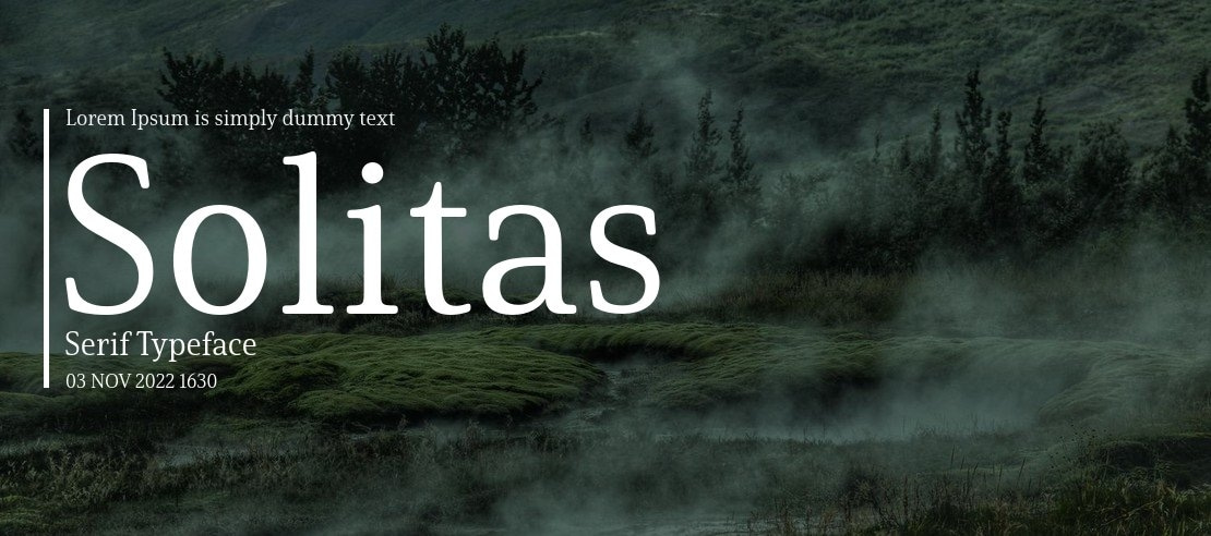 Solitas Serif Font