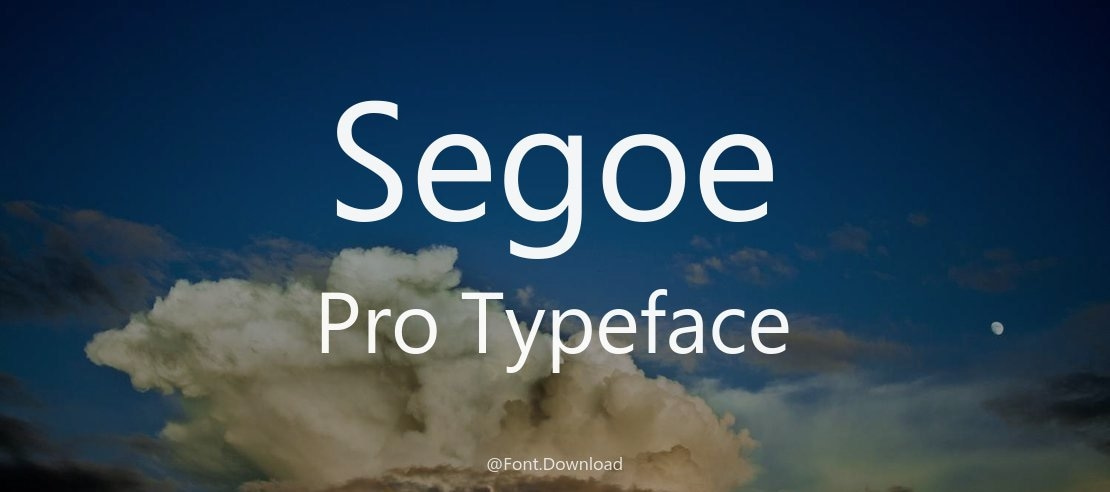 Segoe Pro Font Family