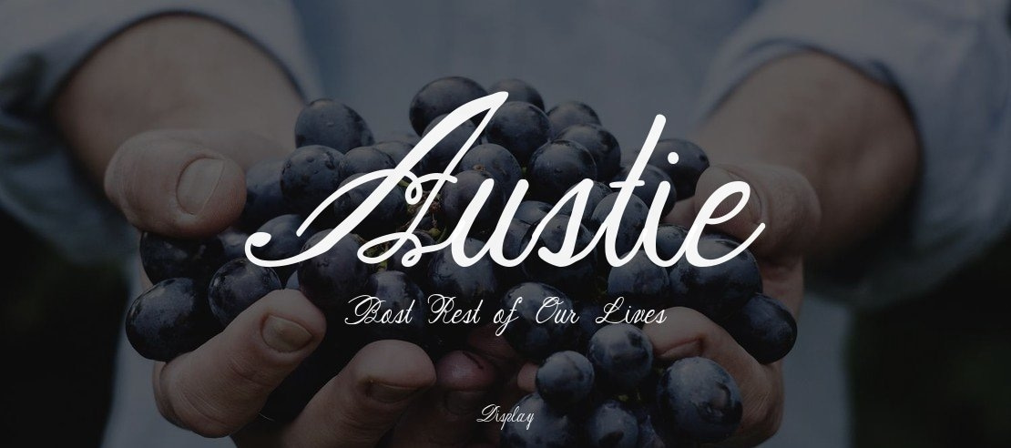 Austie Bost Rest of Our Lives Font
