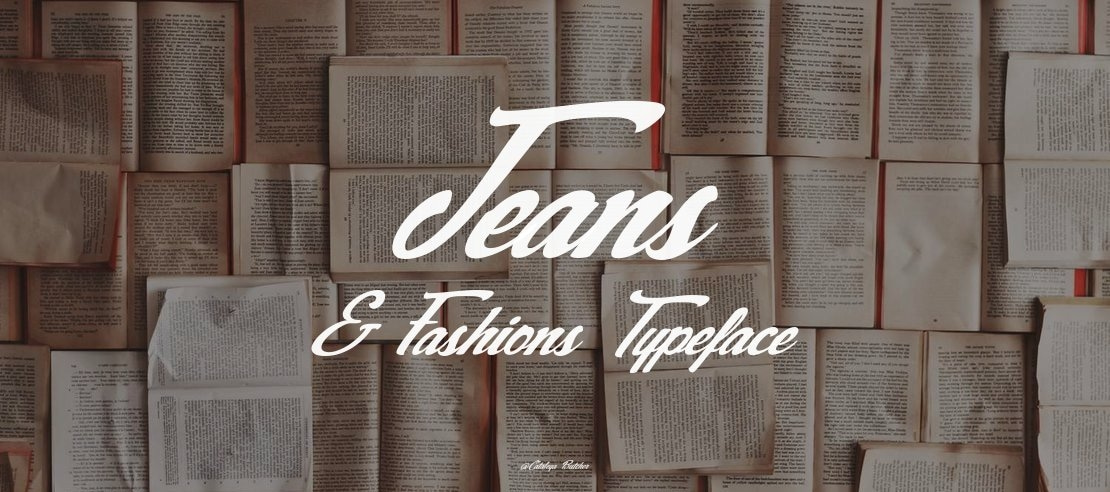Jeans & Fashions Font