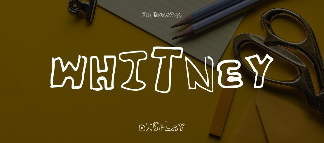 Whitney2 Font