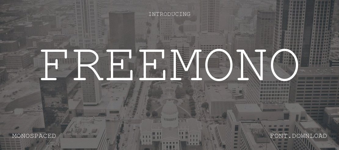 FreeMono Font Family