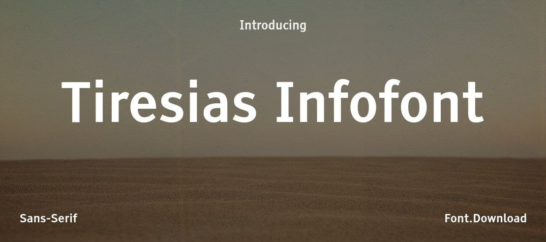 Tiresias Infofont Font Family