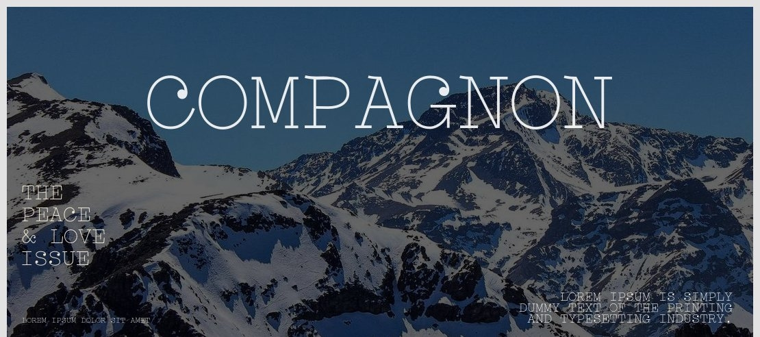 Compagnon Font Family