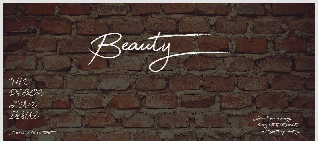 Beauty Font Family