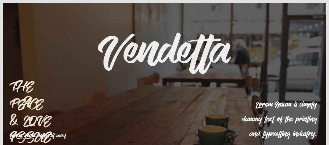 Vendetta Font