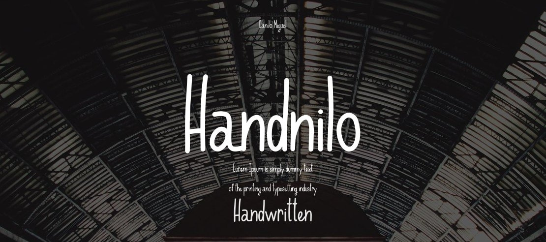 Handnilo Font