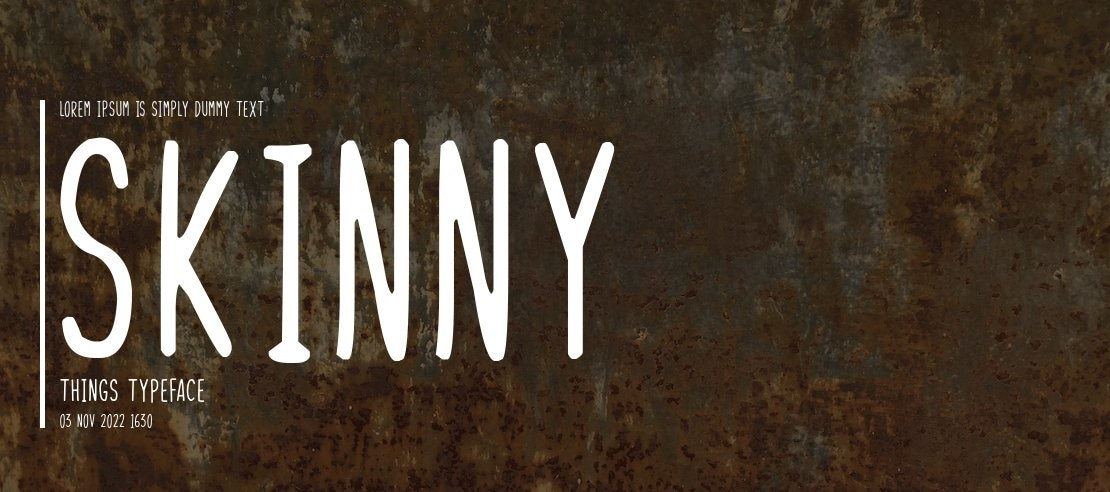 Skinny Things Font Family