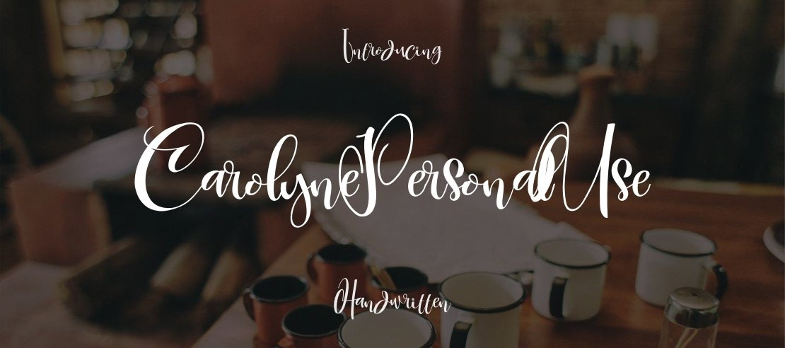 CarolynePersonalUse Font