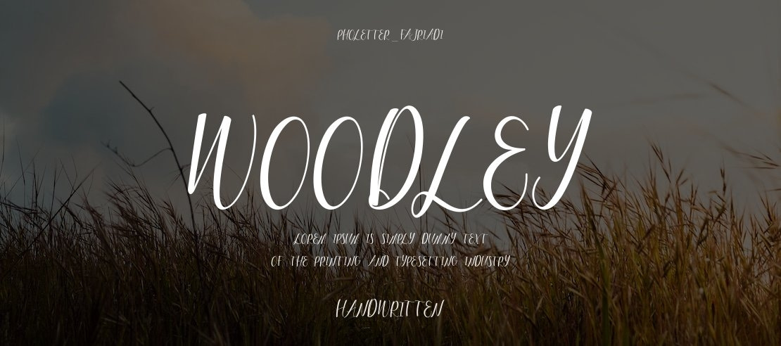 Woodley Font Family