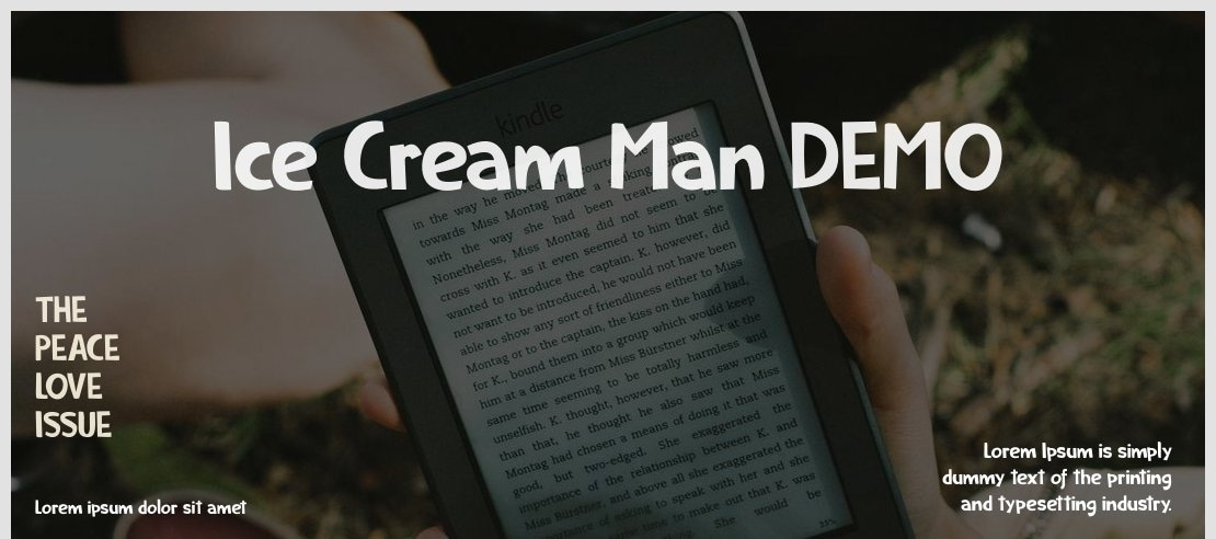 Ice Cream Man DEMO Font