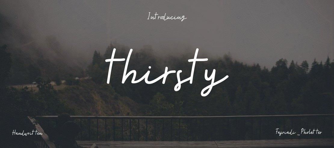 thirsty Font Family