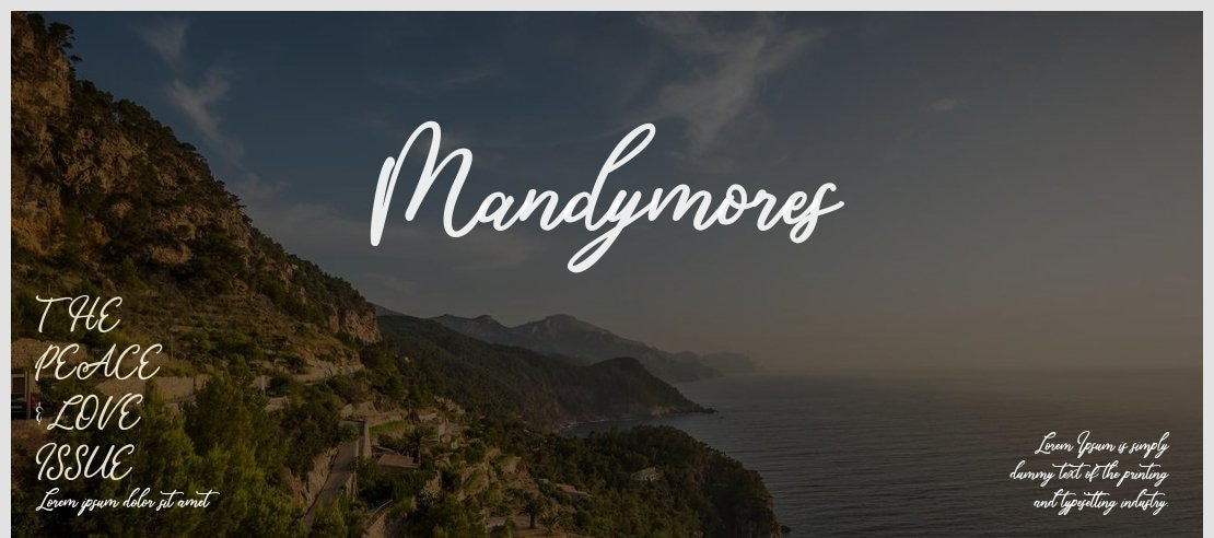 Mandymores Font Family
