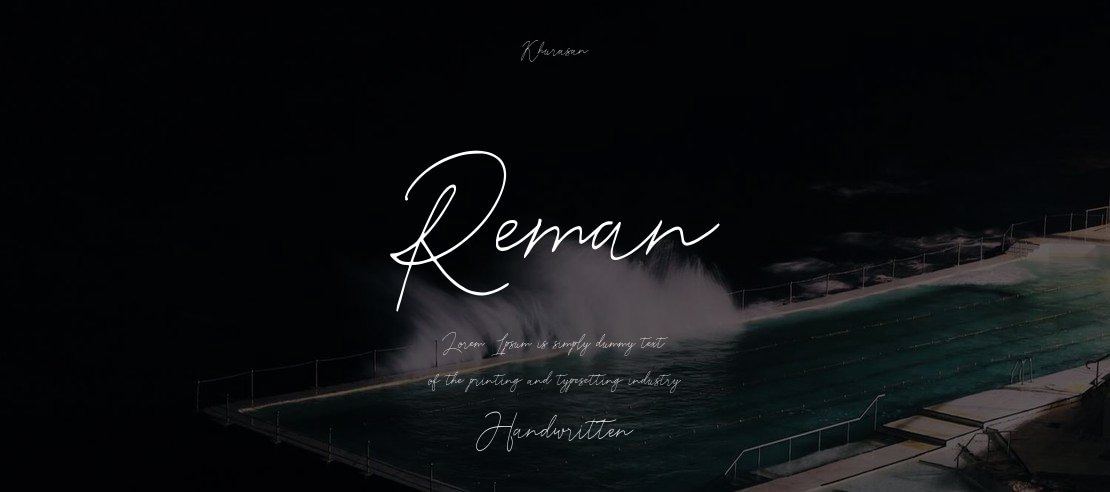 Reman Font