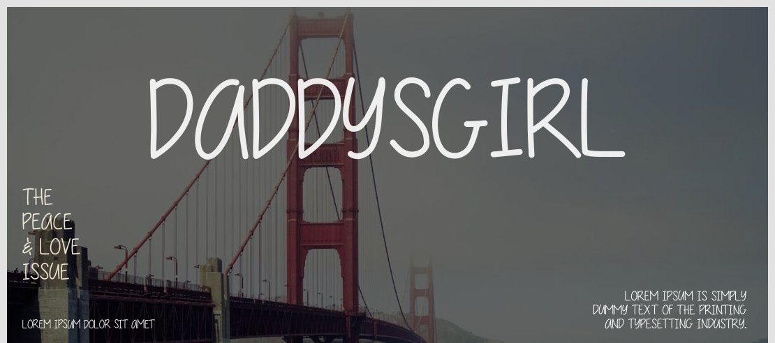 DaddysGirl Font