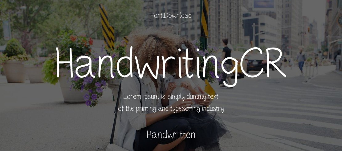 HandwritingCR Font