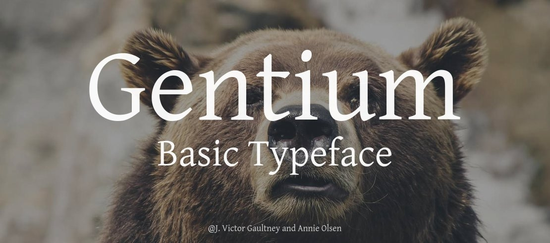 Gentium Basic Font Family