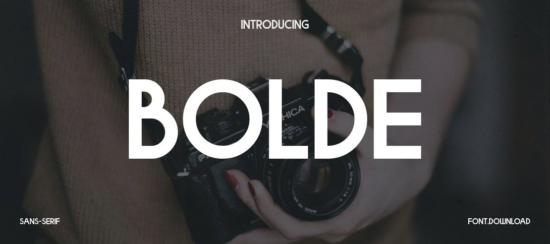 BOLDE Font