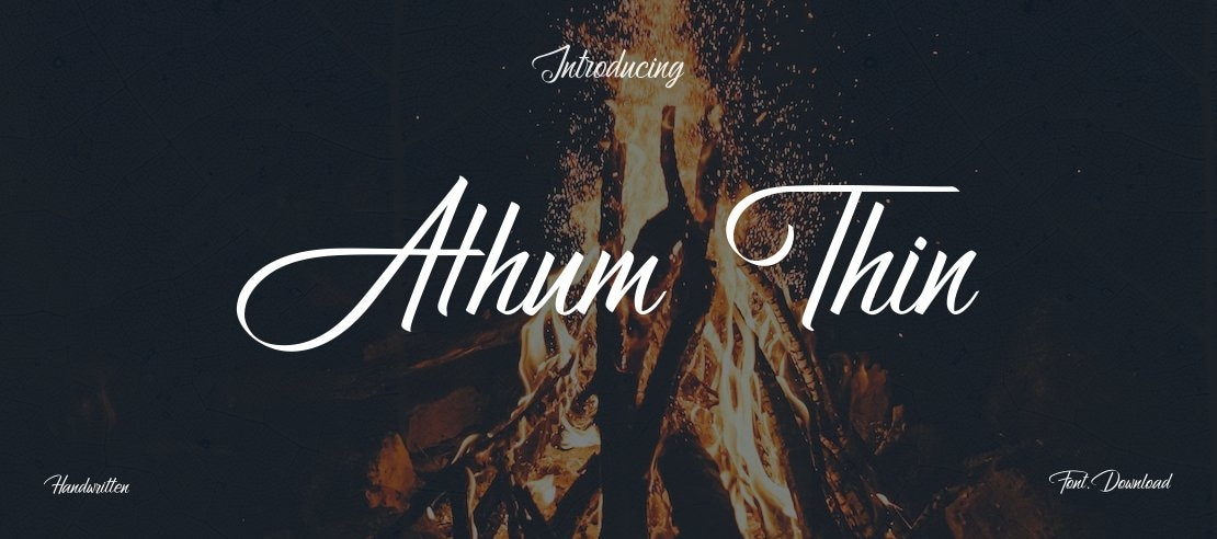 Athum Thin Font