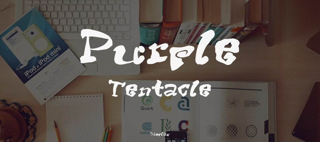 Purple Tentacle Font