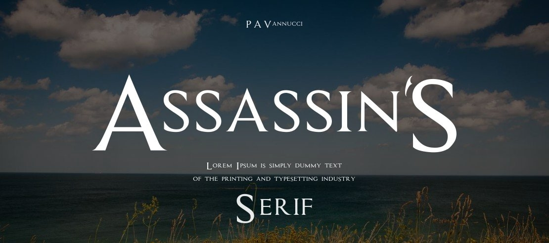 Assassin$ Font