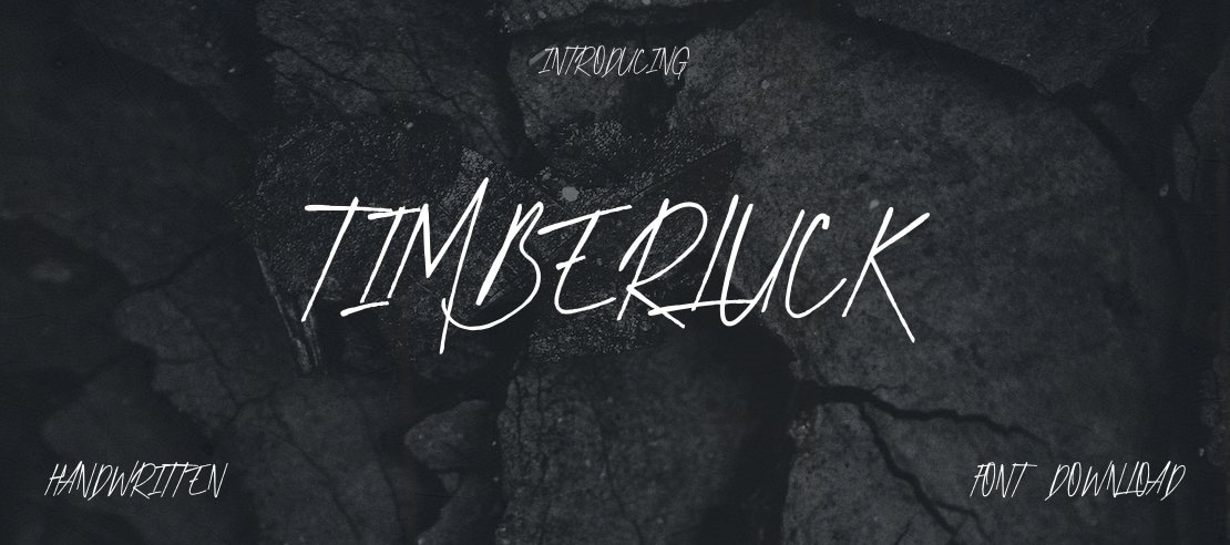 Timberluck Font
