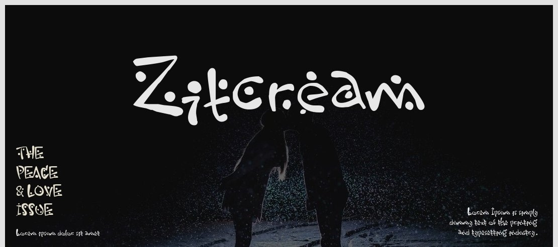 Zitcream Font