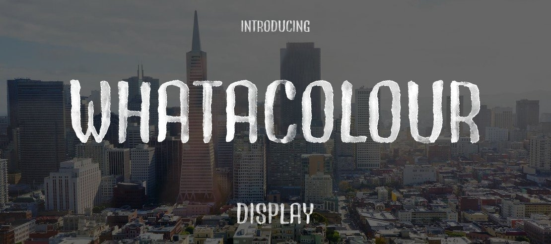 Whatacolour Font Family