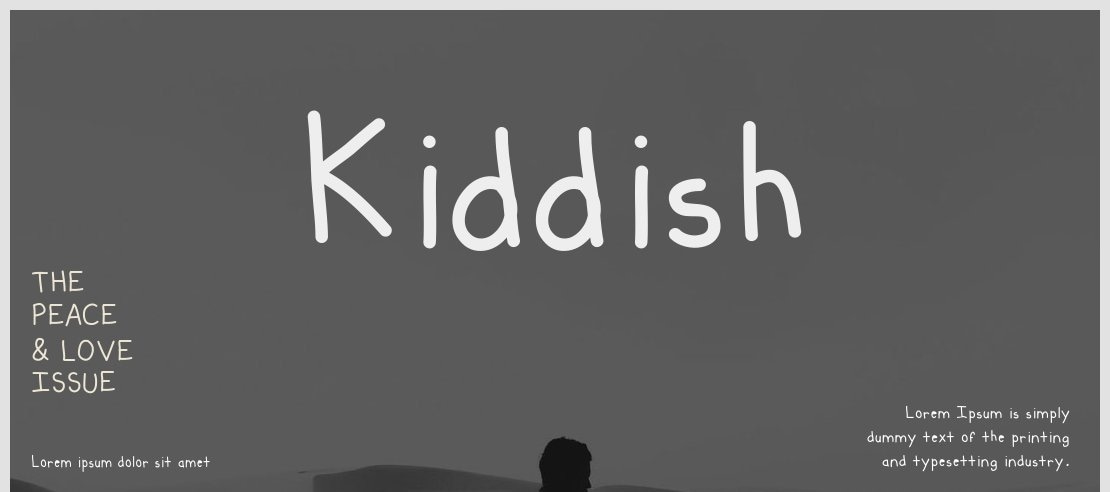 Kiddish Font