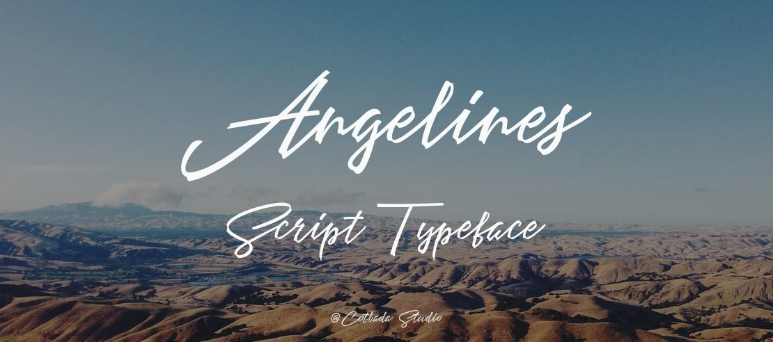 Angelines Script Font Family