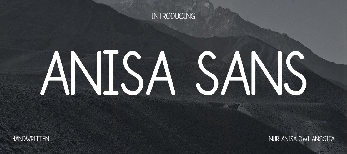 Anisa Sans Font
