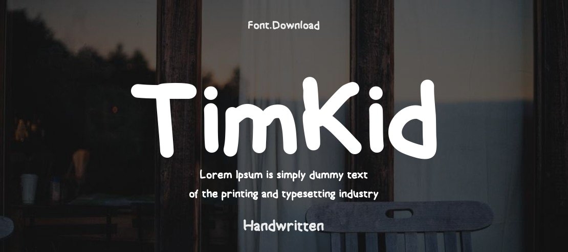 TimKid Font