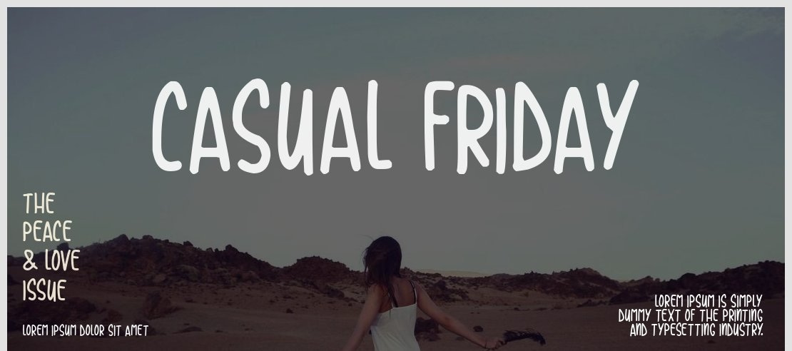 Casual Friday Font Family