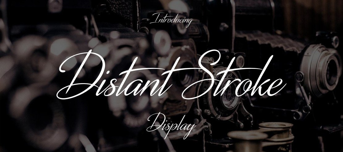 Distant Stroke Font Family