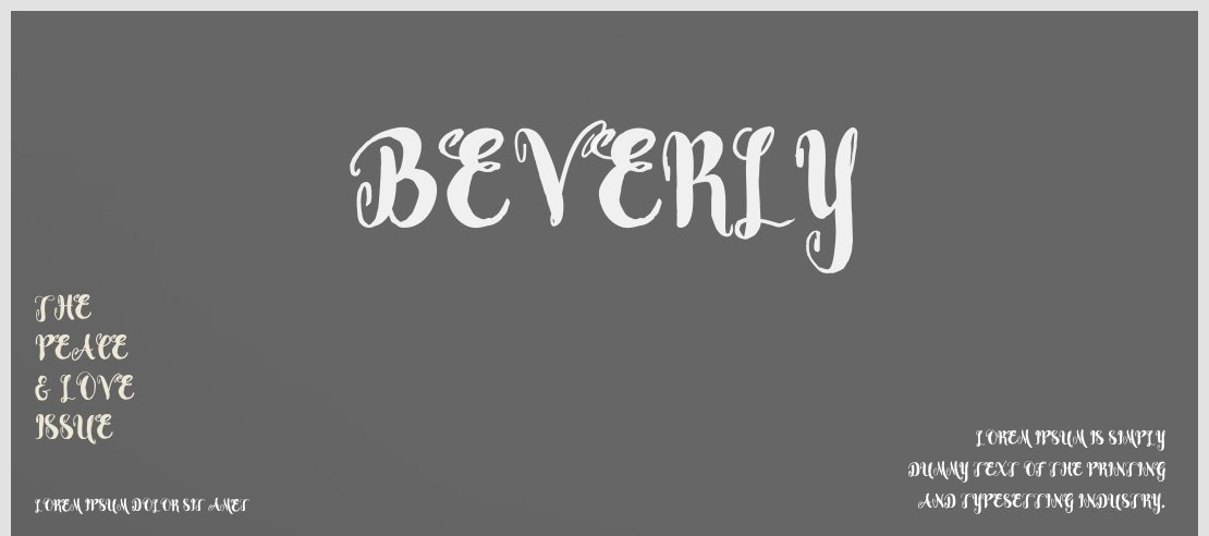 Beverly Font